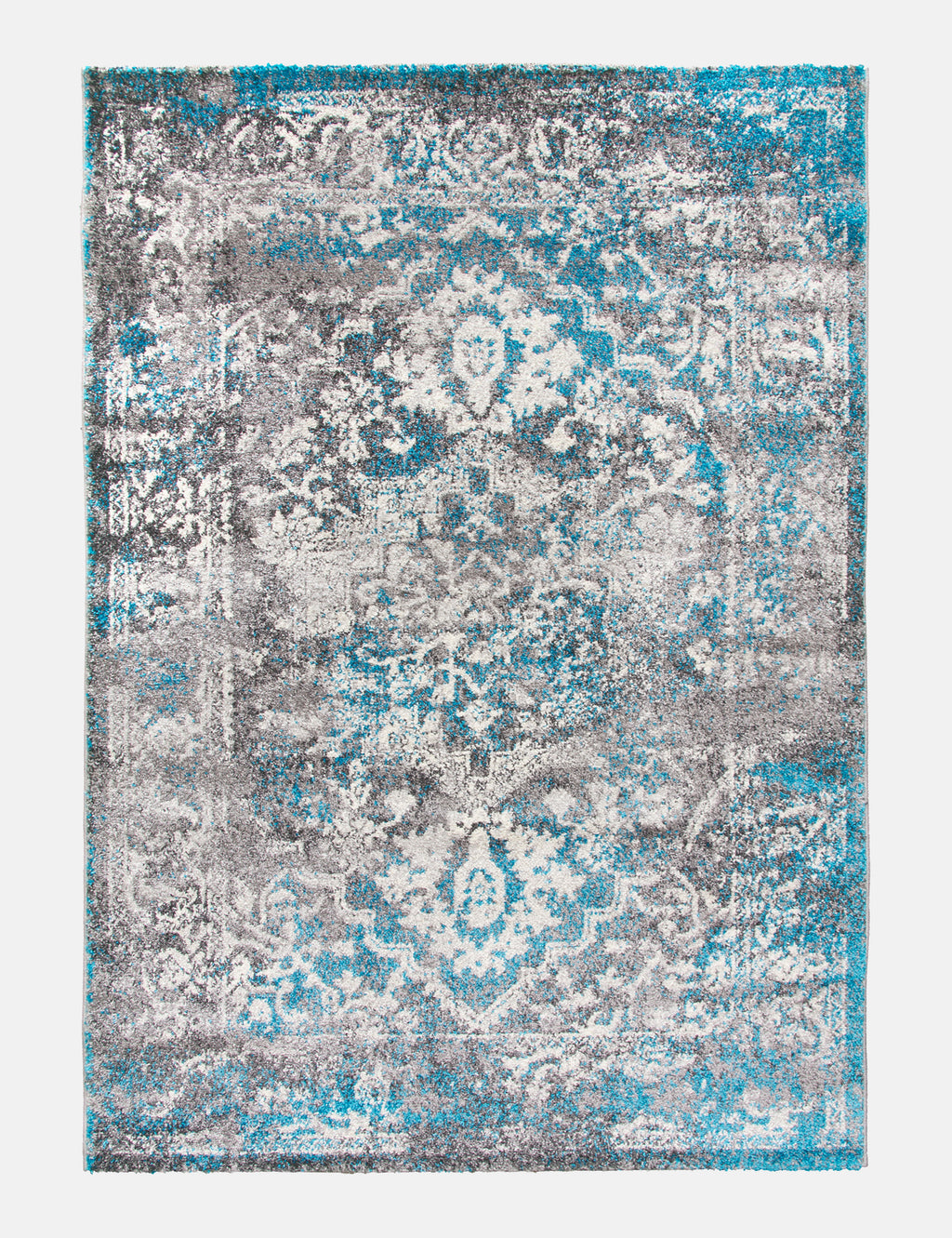 Antika Medallion Teal Rug