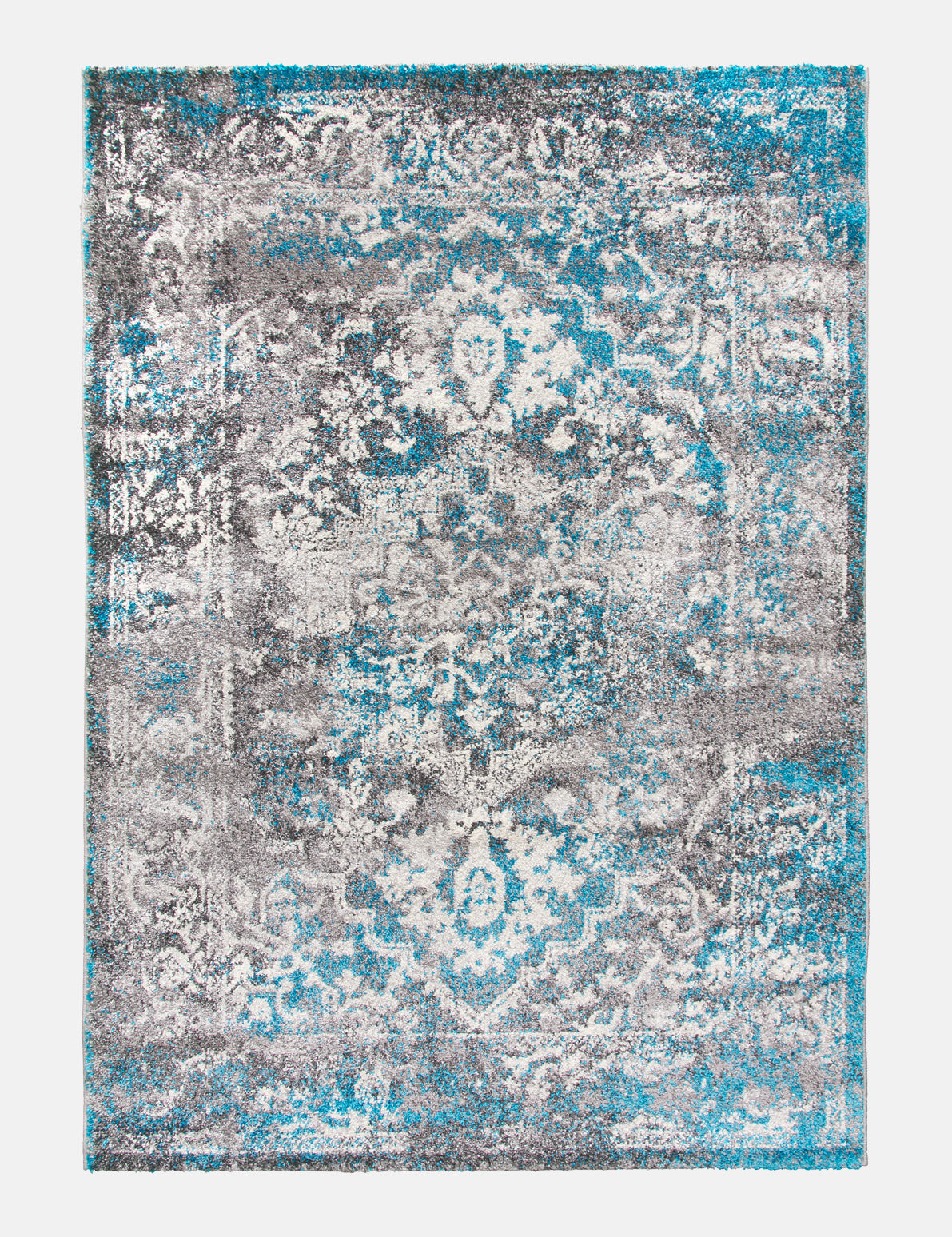 Antika Medallion Teal Rug