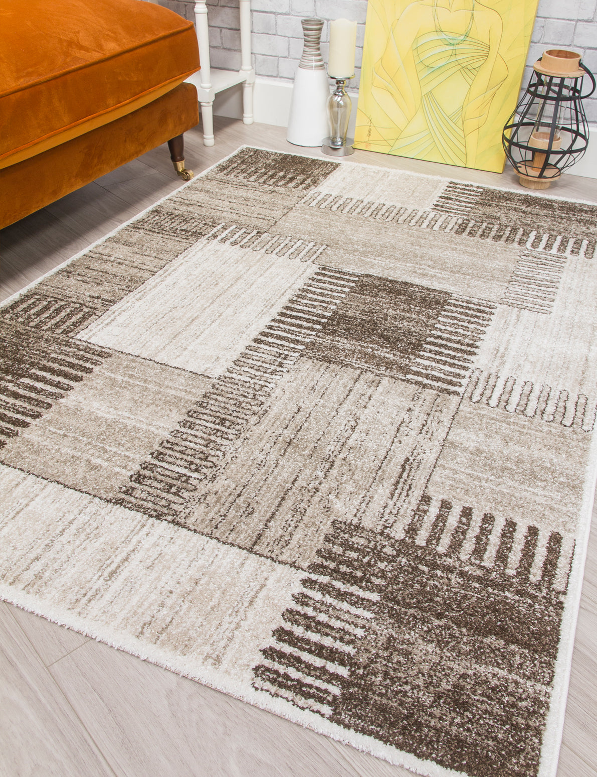 Ardenne Deco Greige Rug