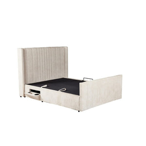 Clara GasLift Storage Bed Beige