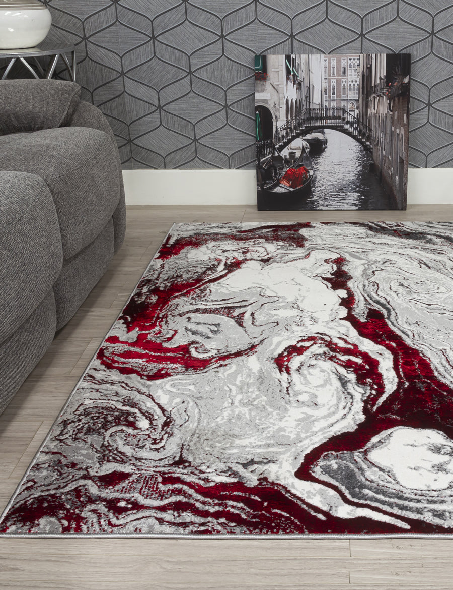 Boutique Vivid Red Rug