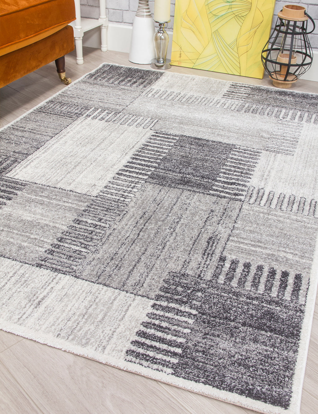 Ardenne Deco Grey Rug