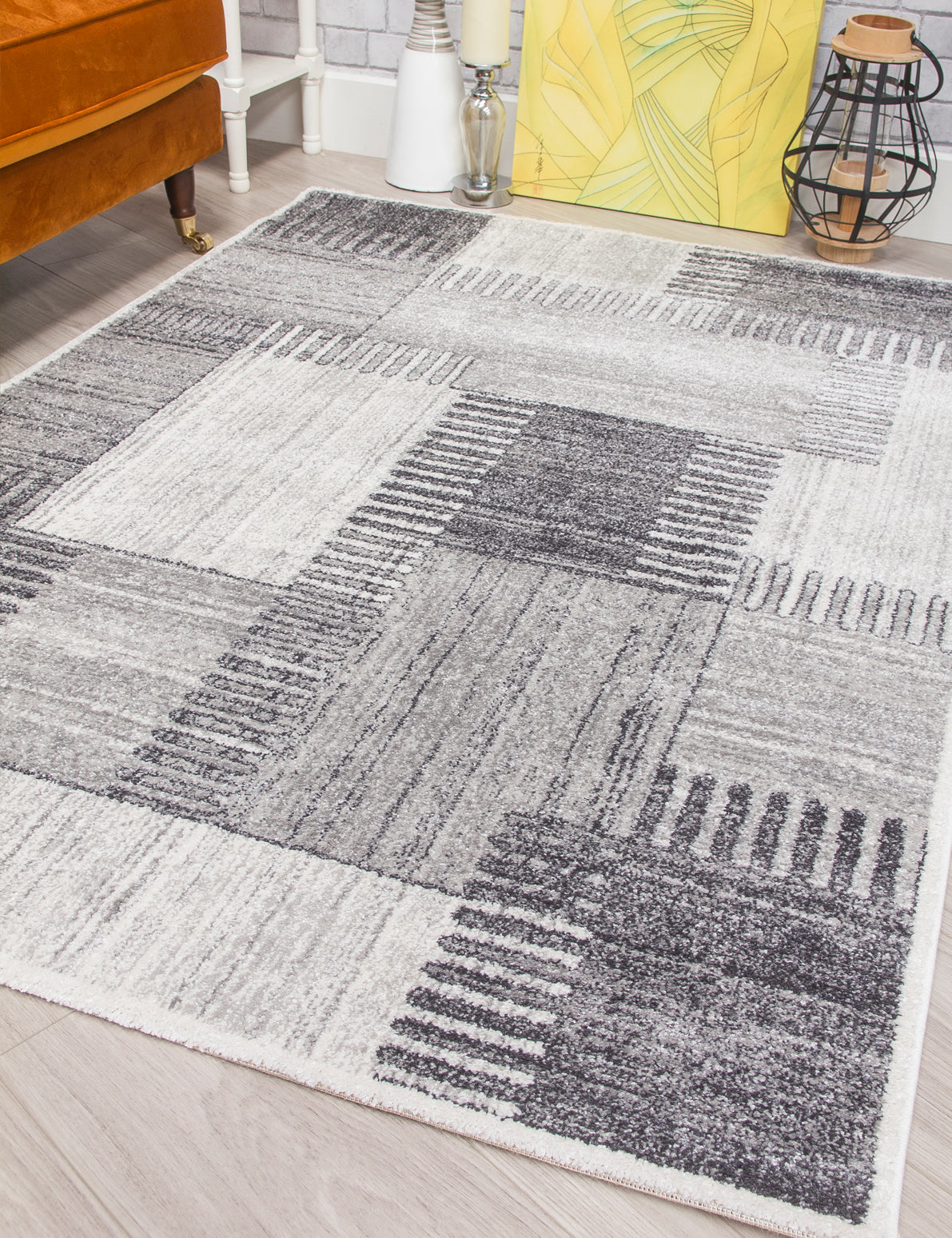 Ardenne Deco Grey Rug