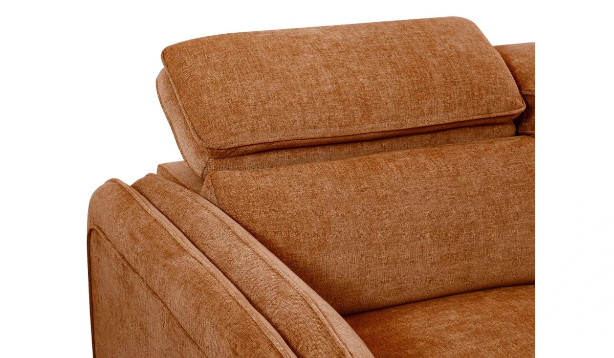 Roscoe Corner Sofa Bed Rust