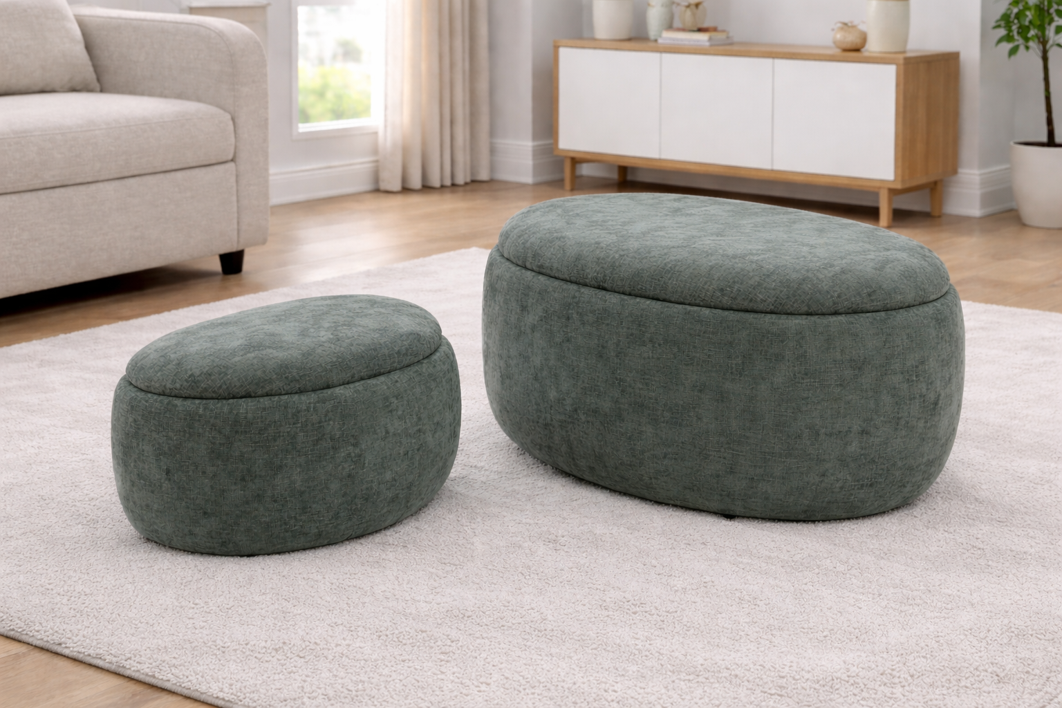 Lenzie Storage Ottoman