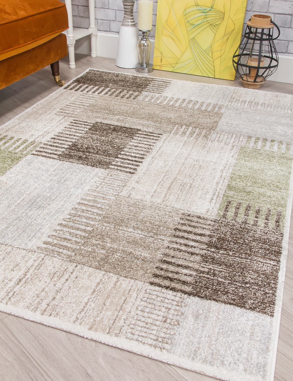Ardenne Deco Green Rug