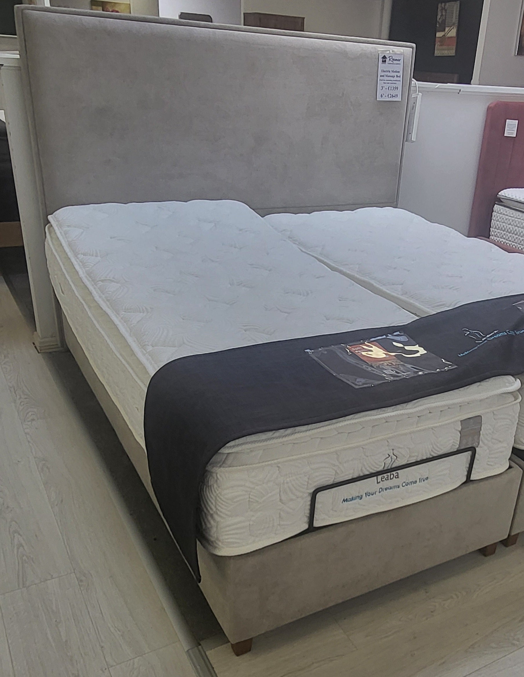 Electric Motion and Massage Full Bed Set