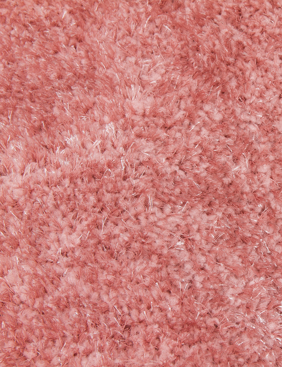 Plush Shaggy Pink Rug