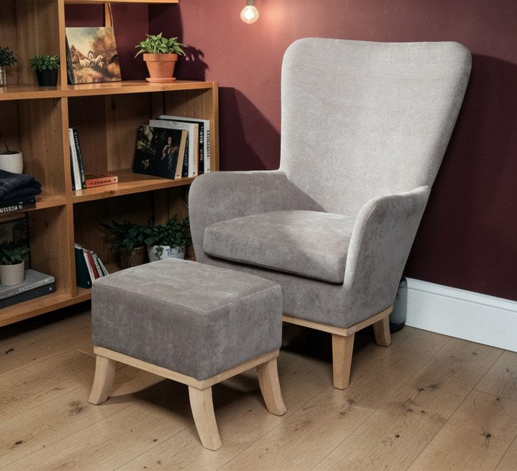 1986 Chair and Foot Stool