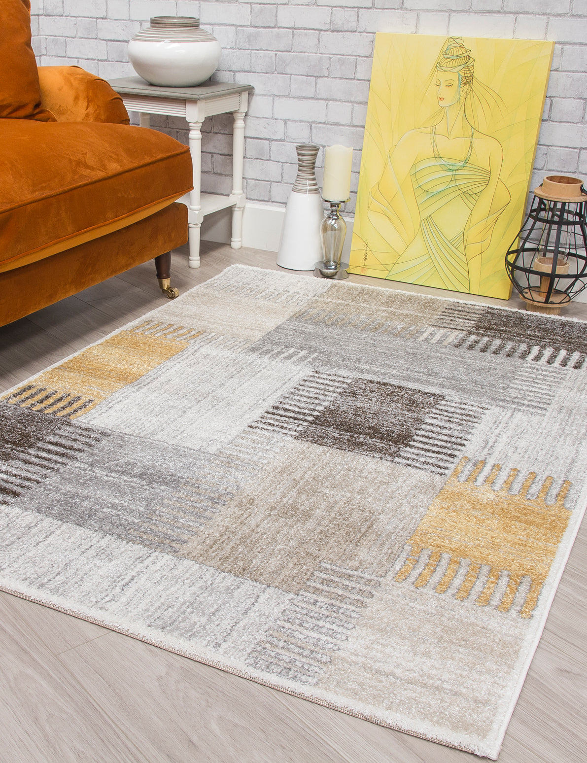 Ardenne Deco Orche Rug