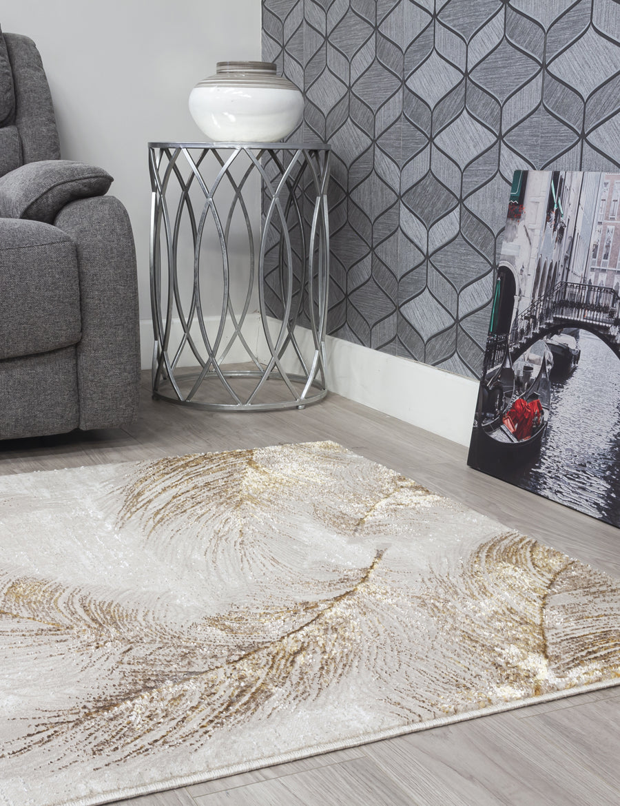 Boutique Plumes Ochre Rug