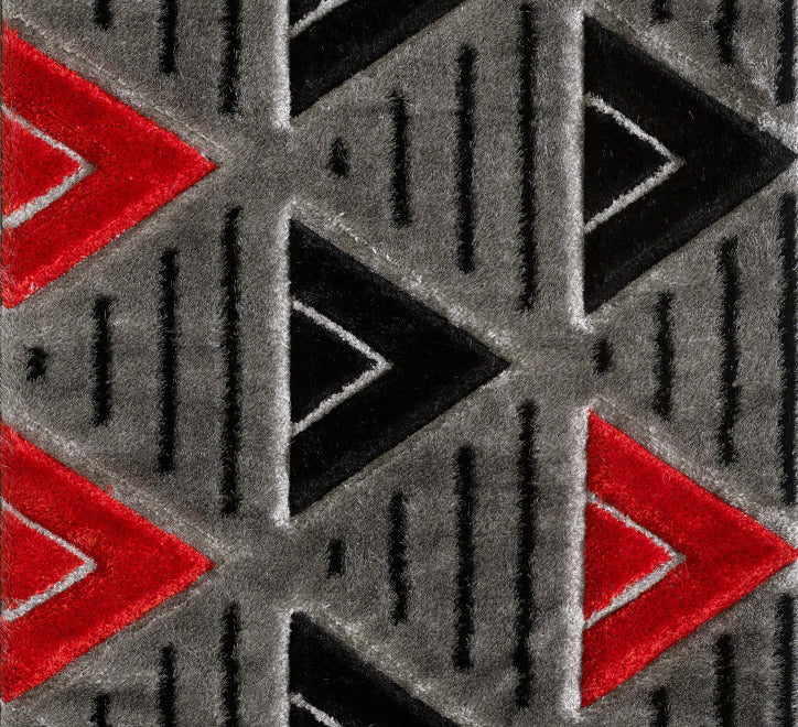 Venus Rug Grey Red