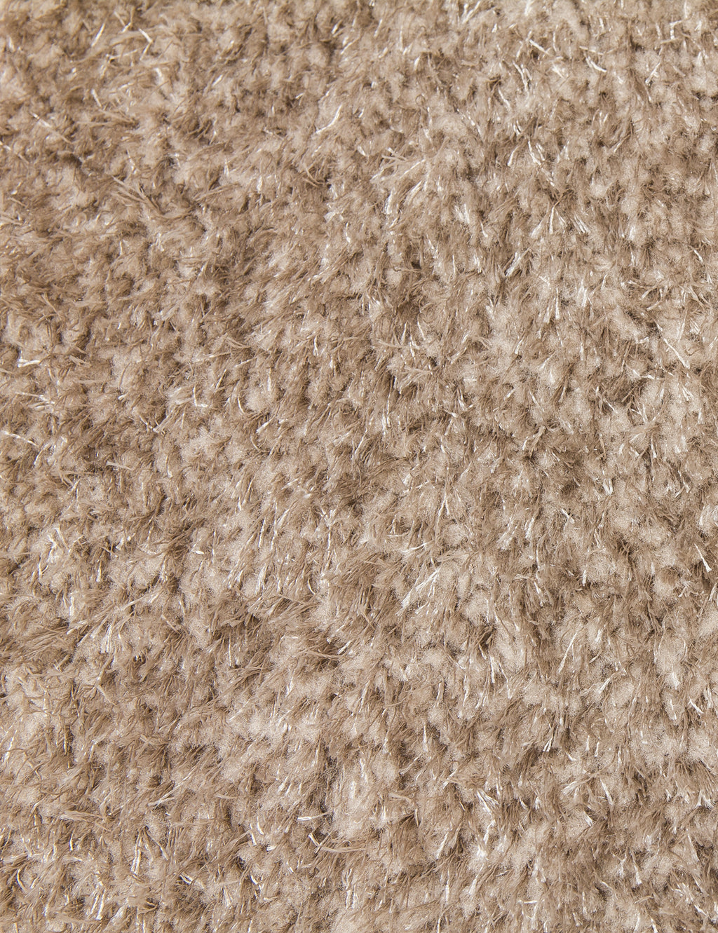 Plush Shaggy Beige Rug