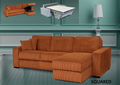 Squared Sofa Bed