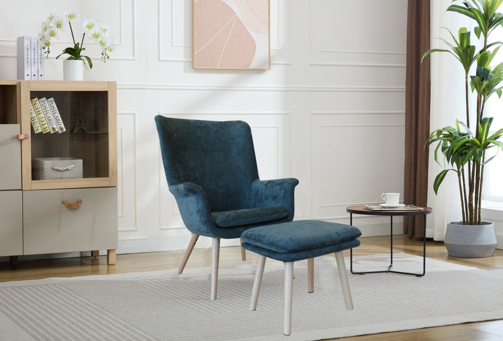 Lennox Static Chair and Foot Stool