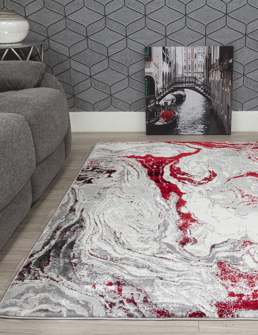 Boutique Vivid Red Rug
