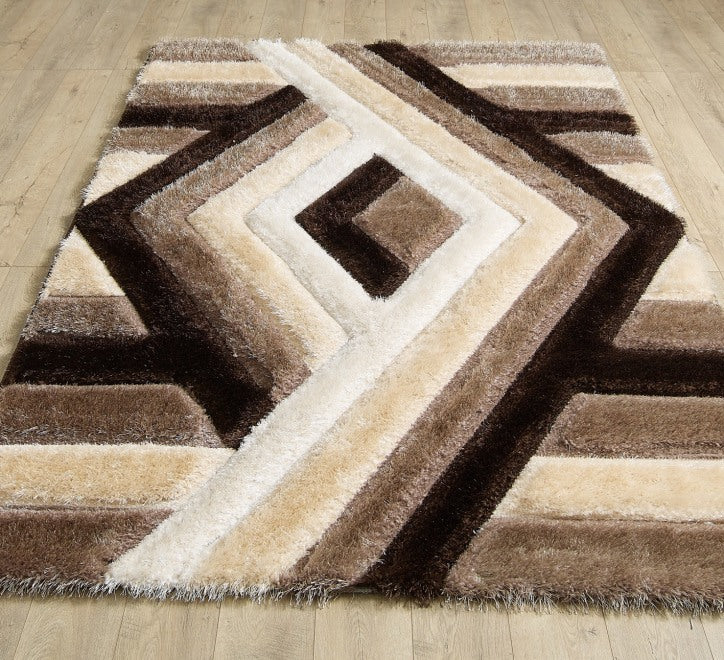Saturn Rug - beige brown