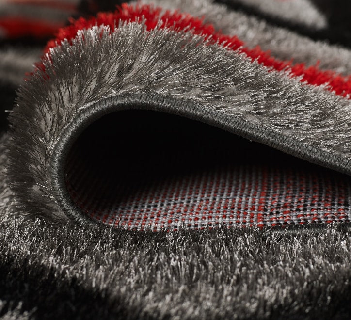Mercury Rug- Grey Red
