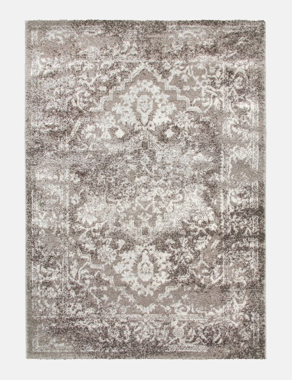 Antika Medallion Taupe Rug