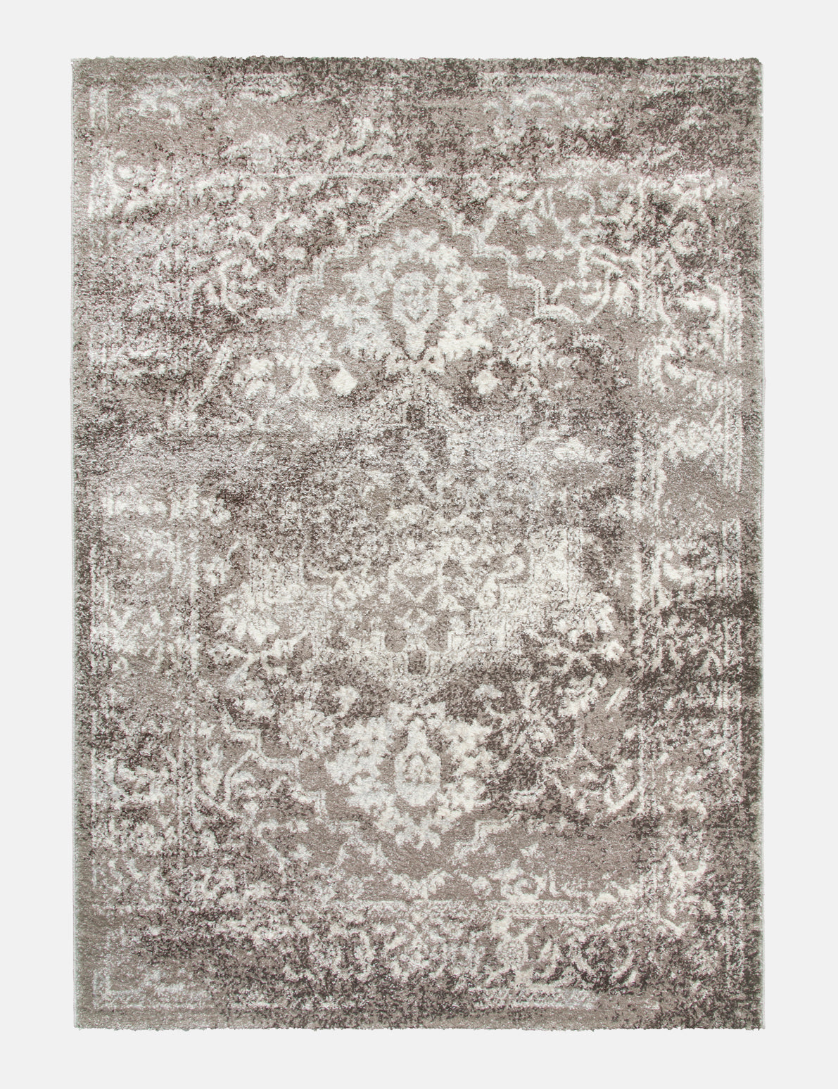Antika Medallion Taupe Rug