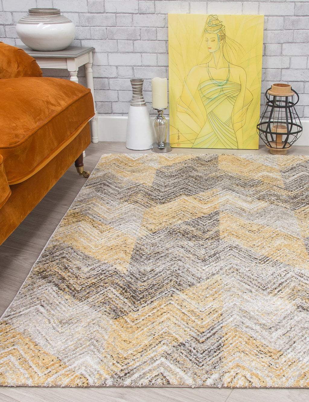 Ardenne Chevy Ochre Rug