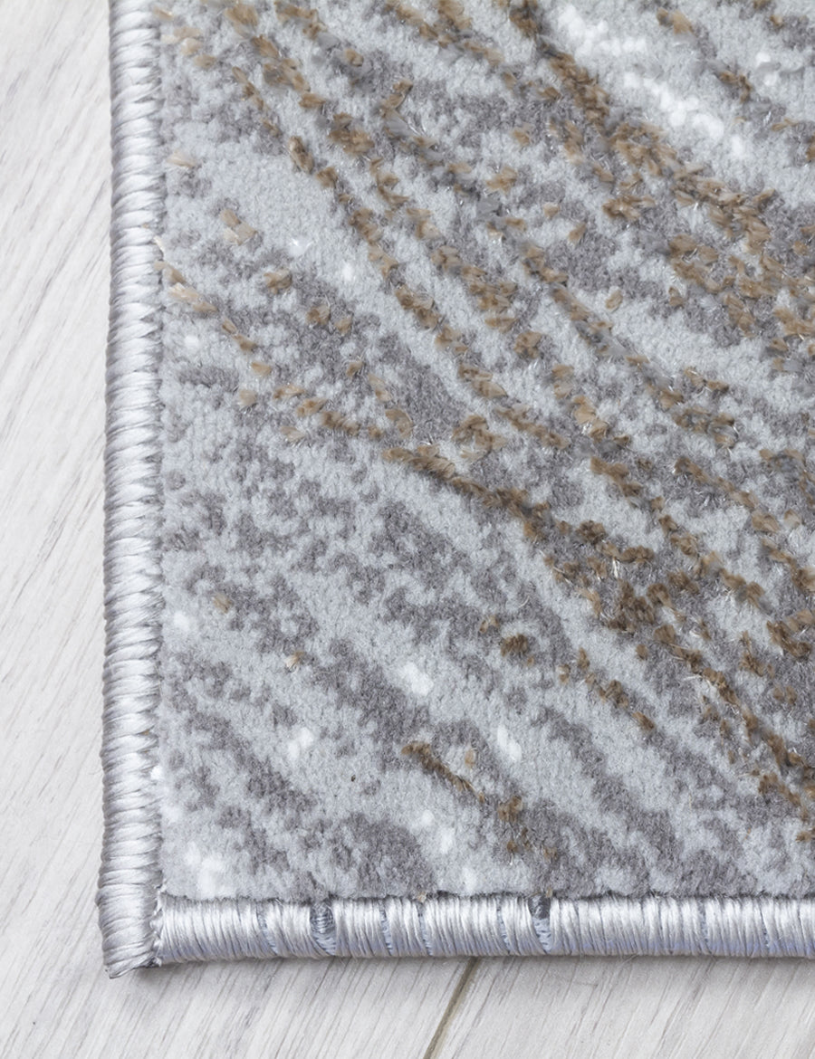 Boutique Plumes Grey Rug