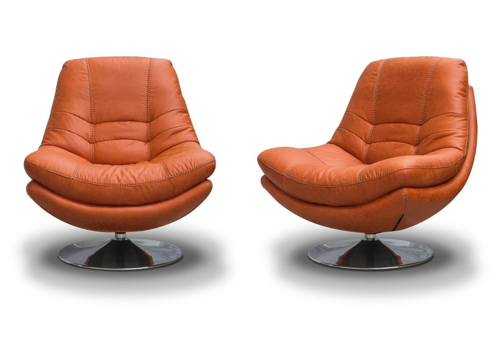 Armani Swivel chair - Pumpkin