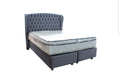 Rhodes Ottoman Bedframe - Grey Fabric