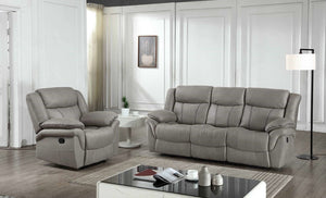 Martello Fabric 3 Seater - Grey