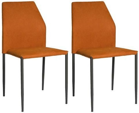 Milo Stackable Dining Chair – Orange