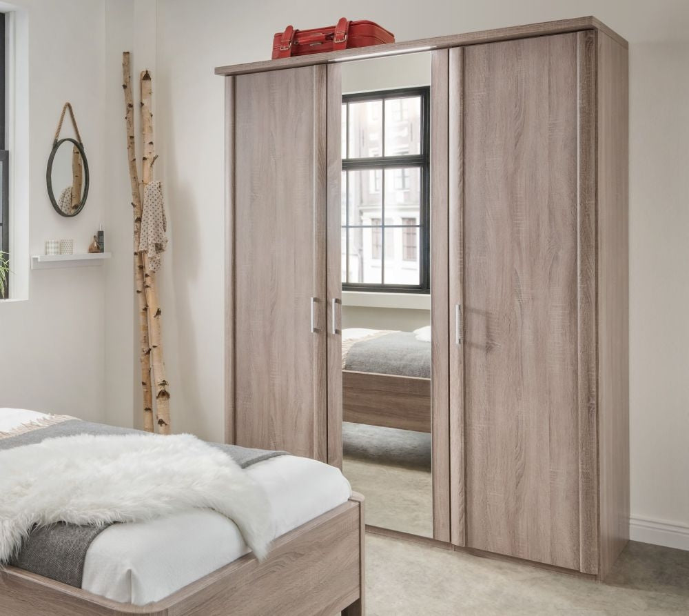 wooden wardrobe