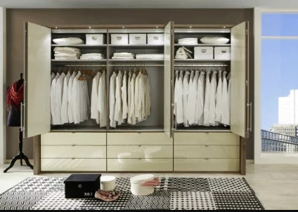 open wardrobe