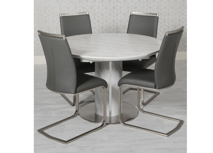 Allure Round Extending Dining Table 1200mm – 1600mm