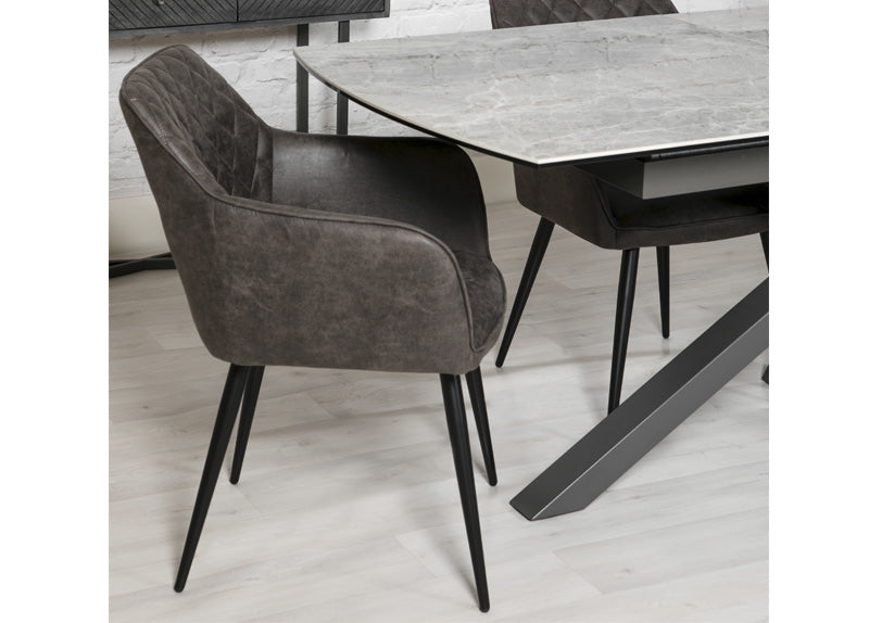 Charlie Dining Chair – Grey
