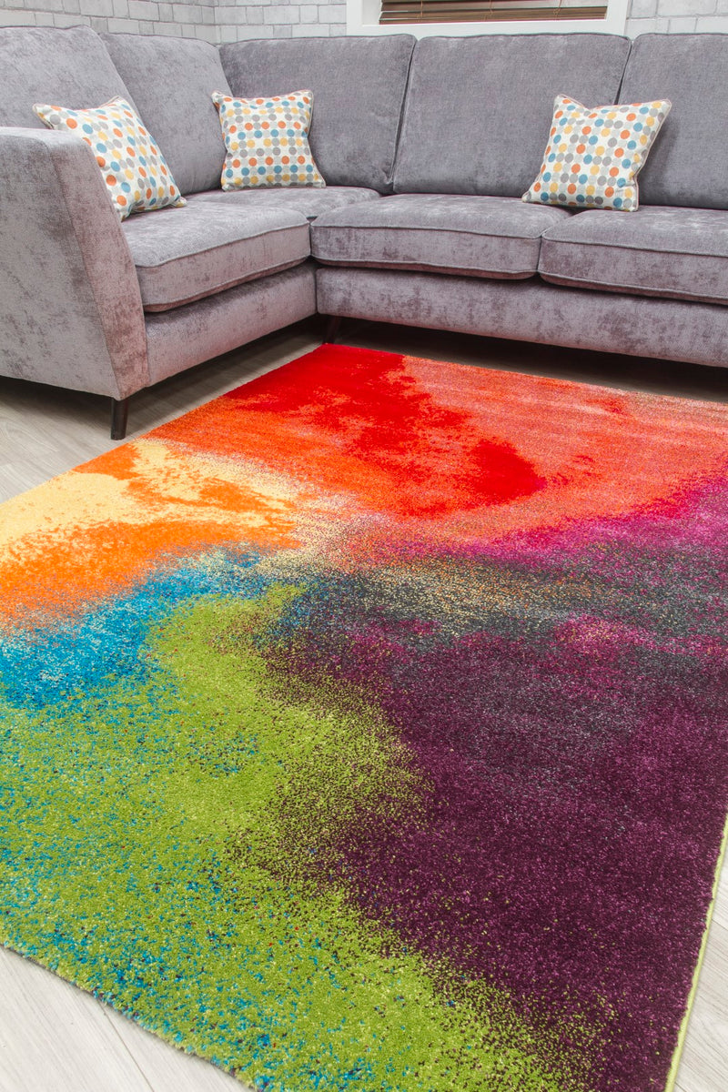 Candy Pinwheel Rug