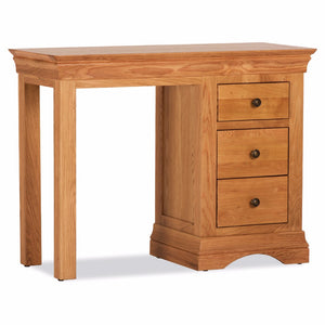 Delta Oak 3 Drawer Dressing Table