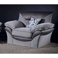 Chloe Grey Fabric Sofa Suite