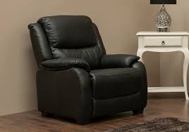 Parker Sofa - Half Leather - Black
