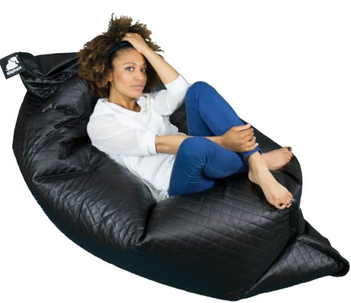 Elephant Quilted Jumbo Beanbag