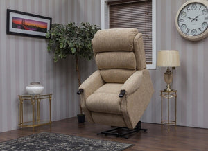 Harrington Recliner Chair Fabric - Autumn - No Knuckles