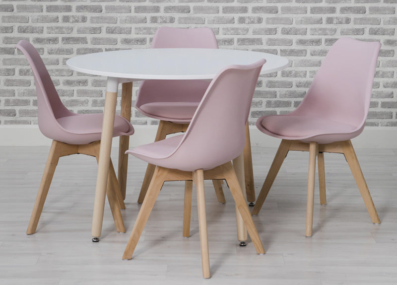 white round table