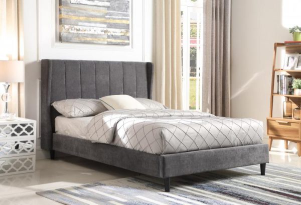 Amelia Bed frame - Grey Linen