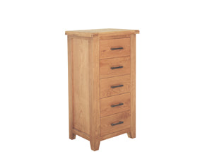 Hampshire 5 Drawer Slim Chest