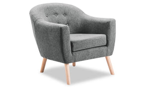 Perig Accent Chair - Light Grey