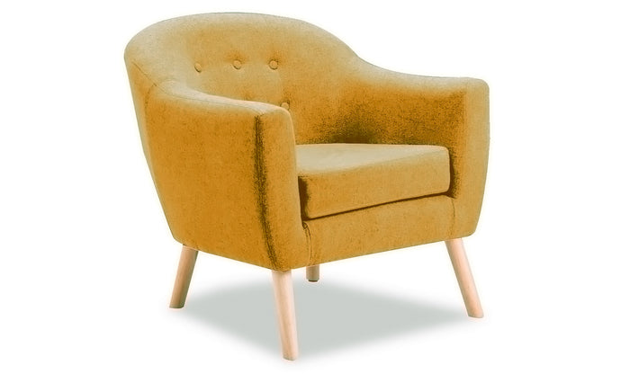 Perig Accent Chair - Mustard