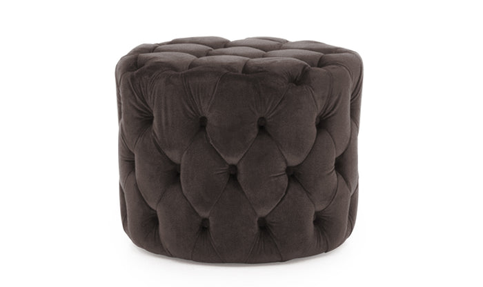 Perkins Footstool - Velvet Misty