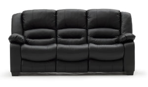 Barletto 3 Seater Sofa Fixed - Black