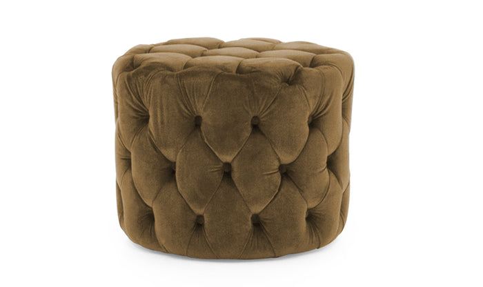 Perkins Footstool - Velvet Cedar