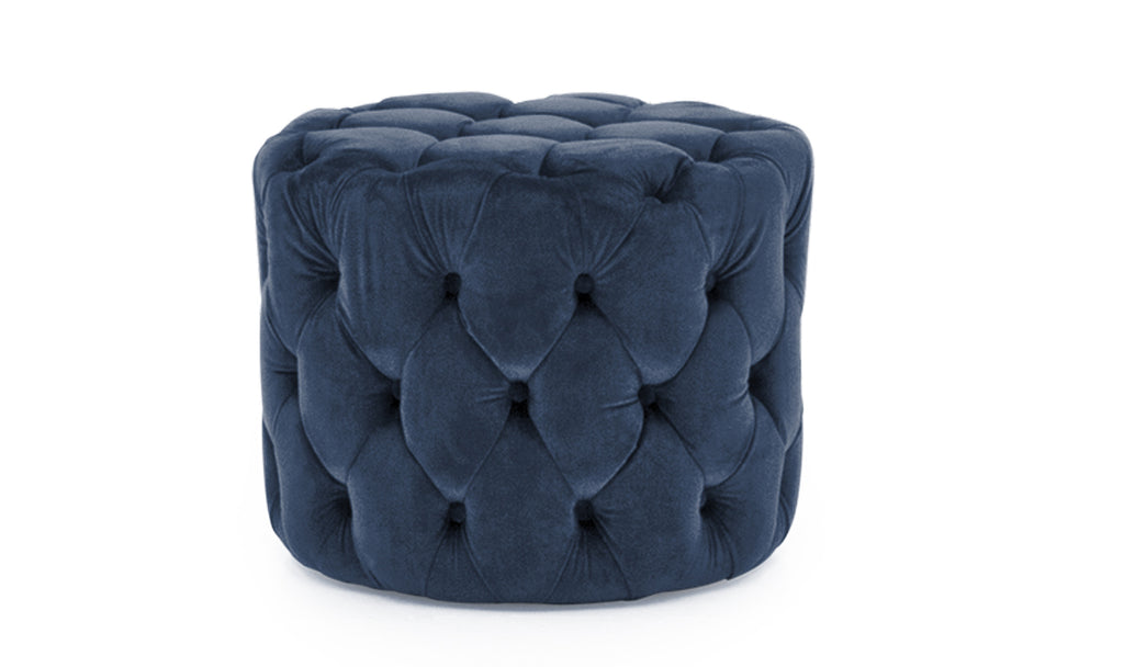 Perkins Footstool - Velvet Midnight