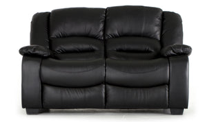 Barletto 2 Seater Sofa  - Black
